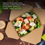 Microwavable Kraft Brown Take Out Boxes 112 oz (30 Pack) Disposable Food Containers - Recyclable Cardboard Lunch Box - Take Out Containers Disposable - to Go Boxes for Restaurants, Delivery, Catering