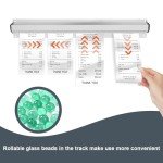 LOVYNO 4PCS Restaurant Ticket Holder Set Including 2 Aluminum Slide Check Racks and 2 Stainless Steel Ticket Spike Stabber 16 Inch Desk Receipt Holder Order Rack for Restaurant Kitchen Cafes Pubs Bars