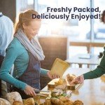 Fit Meal Prep 2000 Pack Paper Sandwich Bags 7 x 6”, Greaseproof Paper Snack Bags, Unbleached Pastry Bag, Recyclable Small Brown Paper Bags, Cookie Sleeves, Food Packing for Bakery (50 Pack x 40)