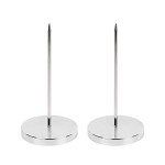 2PCS Bill Fork, Rod Paper Holder Spike, Stainless Steel Check Bill Holder, Memo Holder Spike
