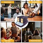 Restaurant Pager System,16 Restaurant Pagers,Wireless Calling System for Restaurant,1600ft Long Range Food Buzzer,Social Distancing Keeping Pagers with Order Buzzers for Food Truck