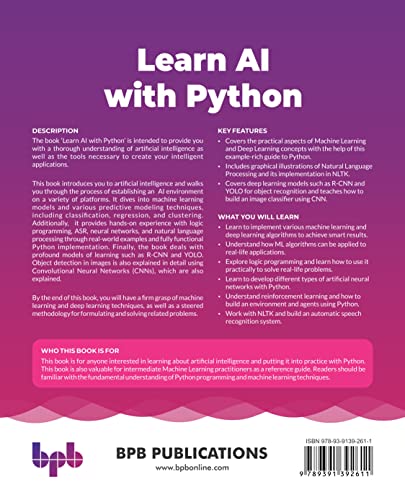 Python AI: Master Machine Learning and Deep Learning