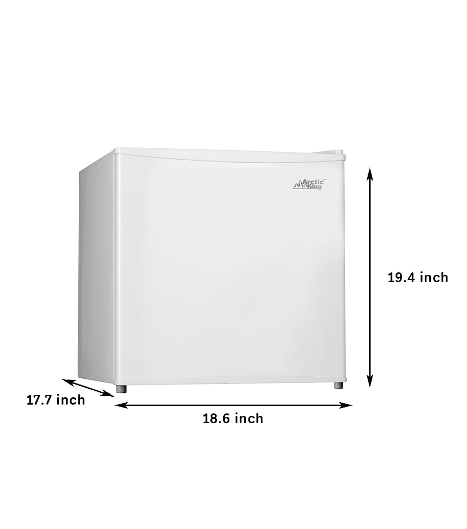 Compact 1.1 Cu Ft Mini Freezer in White