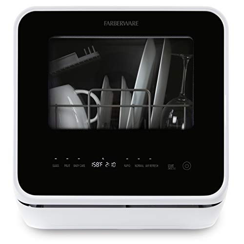Farberware Portable Countertop Dishwasher with 5 Programs