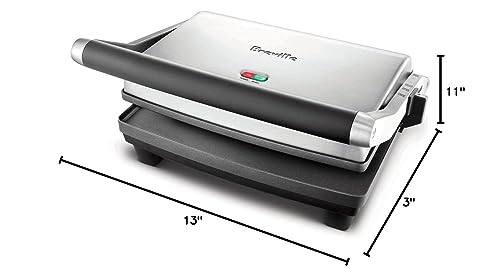 Breville BSG520XL Panini Duo, Stainless-Steel, 1500 W, Silver