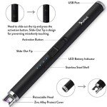 Rechargeable USB Type C Plasma Lighter with LED Display