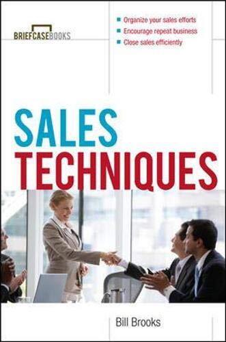 Effective Sales Techniques" Brook's Paperback