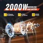 GT73 2000W Electric Dirt Bike for Adults