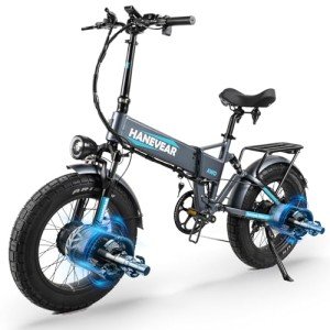 Folding 20'' AWD e-Bike with Dual Motor, LG 16Ah Lithium Battery