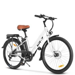 Axiniu 26'' Electric City Commuter E-Bike | Shimano 7-Speed