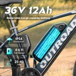 MarKnig 26'' Electric Mountain Ebike with 500W Motor