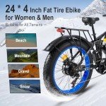 Peak 3000W Fat Tire Electric Bike - Off-Road