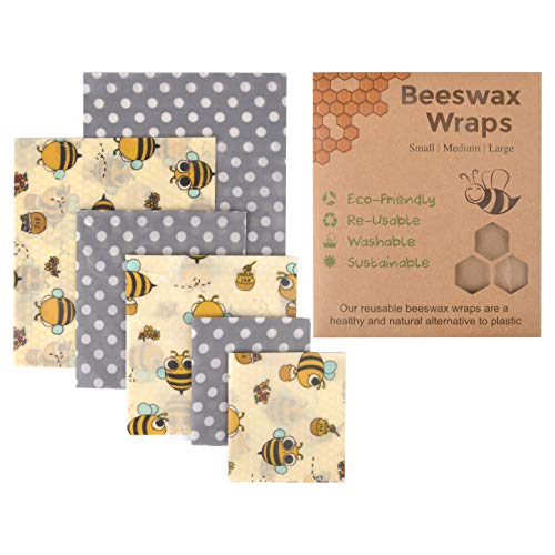Eco Hive Beeswax Food Wraps - 6 Pack