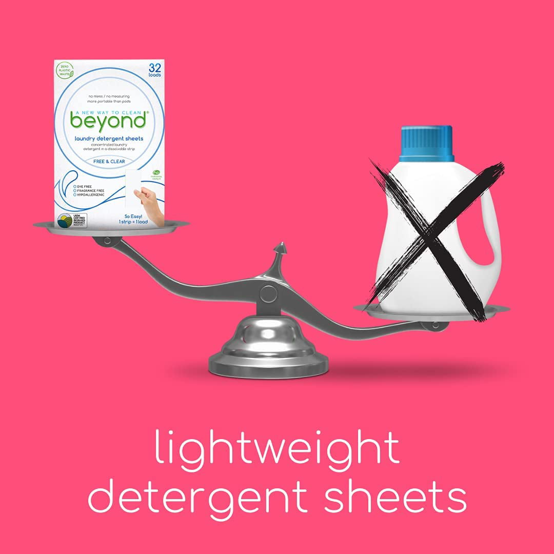 Eco-Friendly Beyond Laundry Sheets (32 Loads)