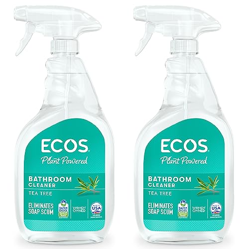 Eco-Friendly Tea Tree Bathroom Cleaner - 22oz (2pk)