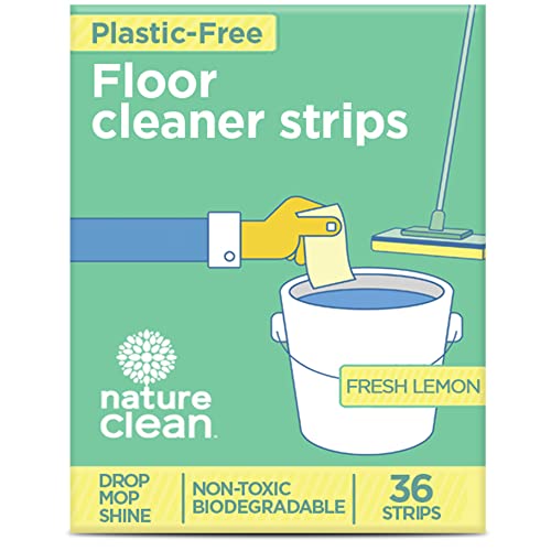 Plastic-Free Wood Floor Cleaner Strips, 36 Count
