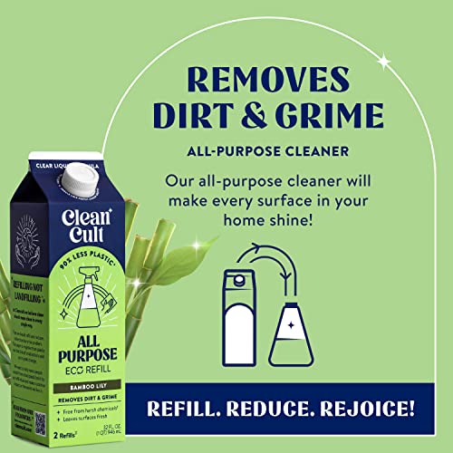 Eco-Friendly Bamboo Lily All-Purpose Cleaner Refills