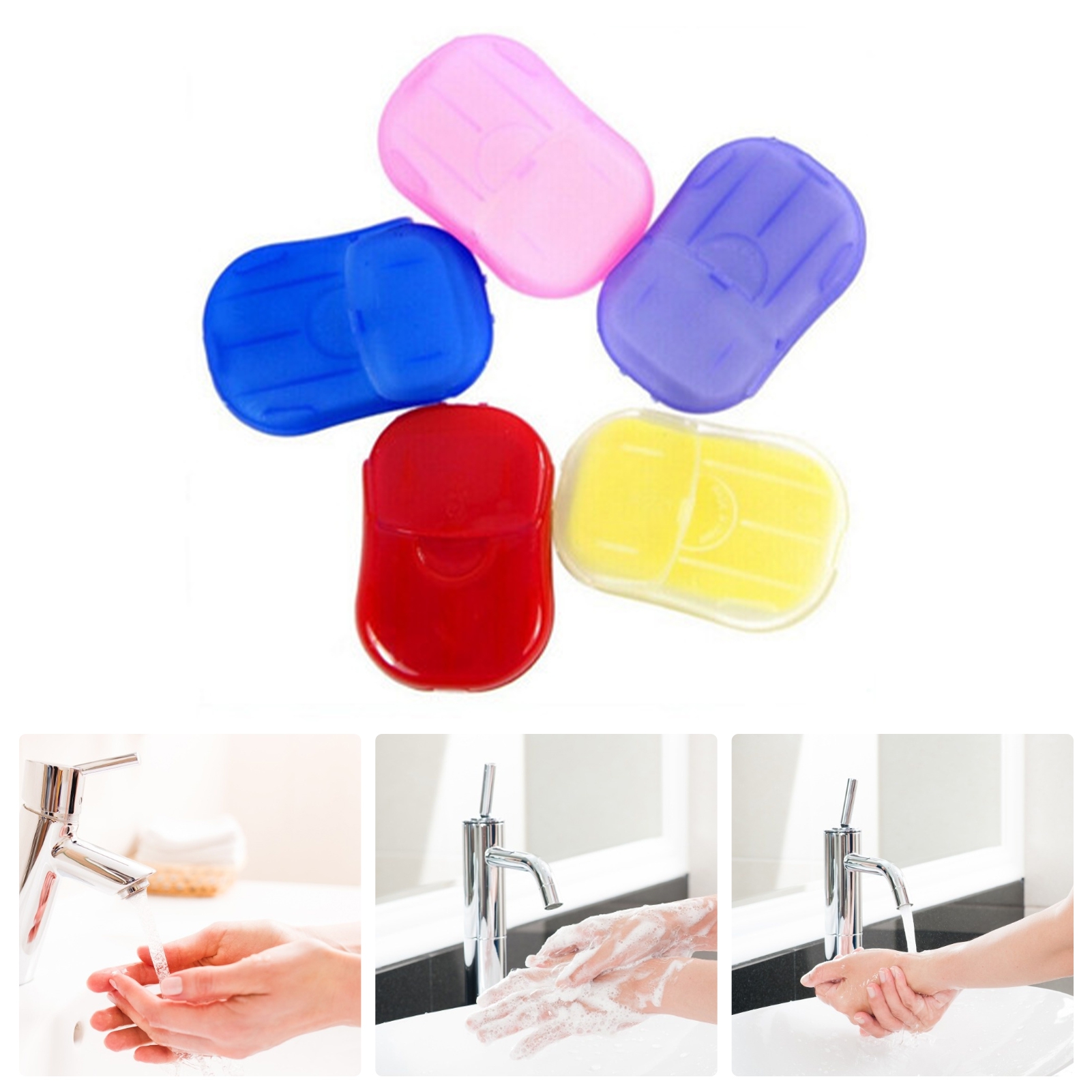 Eco Mini Soap Set for Travel Toiletry