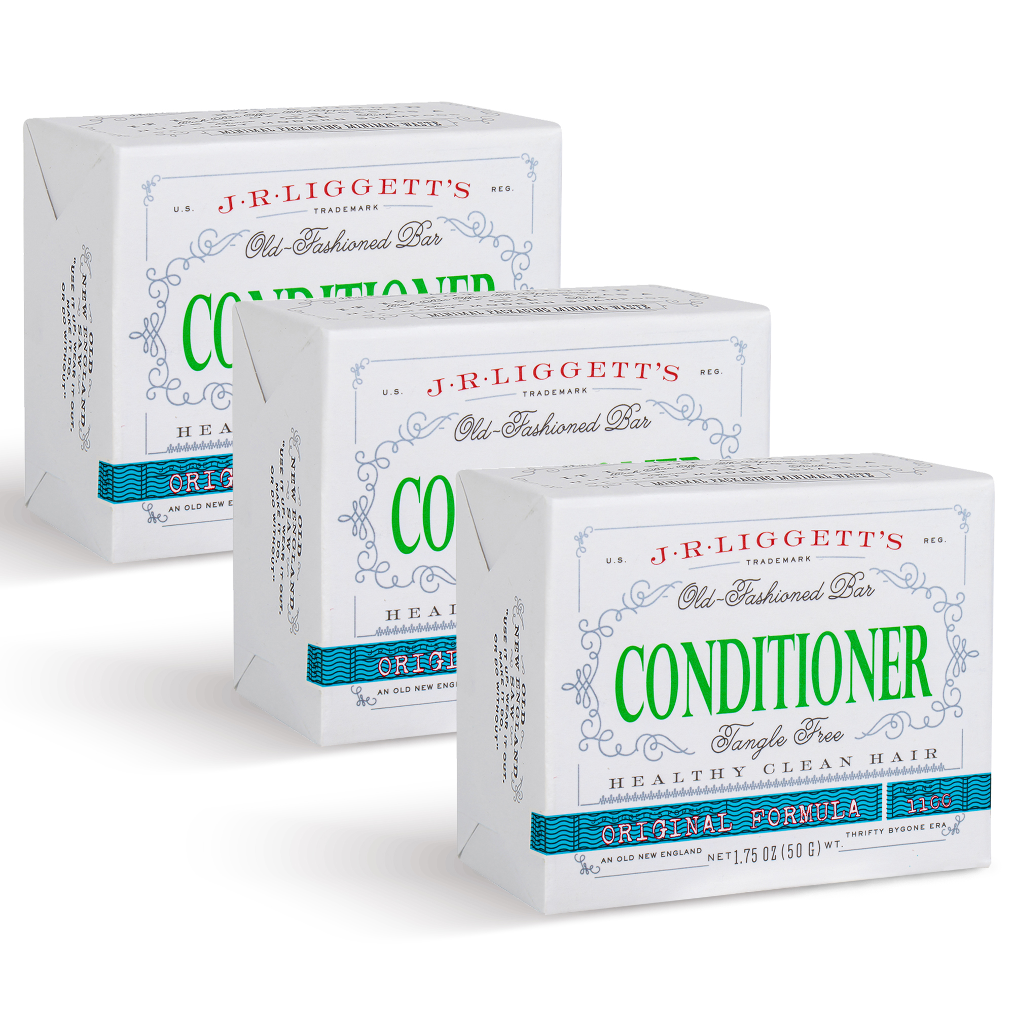 Eco-friendly plant-based hair conditioner 3-pack