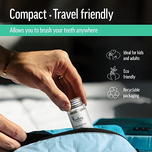 Charcoal Whitening Toothpaste Tablets for Travel