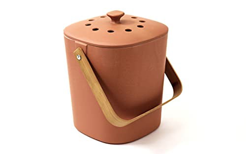 Terracotta Indoor Food Composter by Bamboozle