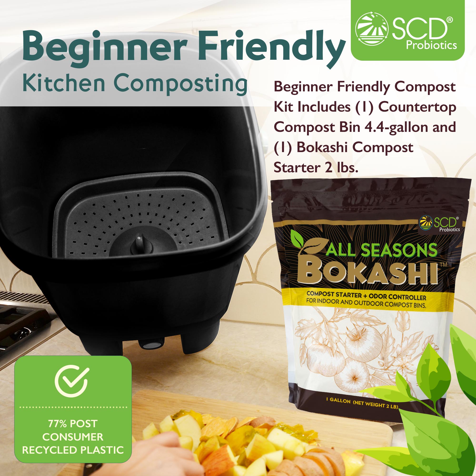 Kitchen Composter Kit - Eco-Friendly