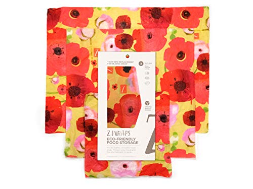 Eco-Friendly Beeswax Food Wraps - 3 Pack
