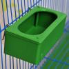 Bird Feeding Dish Cups Parrot Food Bowl, Water Bowl for Parakeet African Greys Cockatiels Lovebird Budgie Chinchilla ,