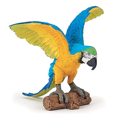Blue Ara Parrot Collectible Figurine for Kids