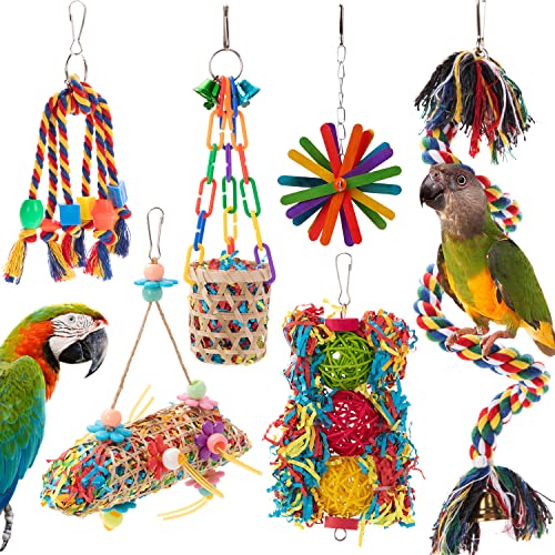 Colorful Shredder Toys for Parrots