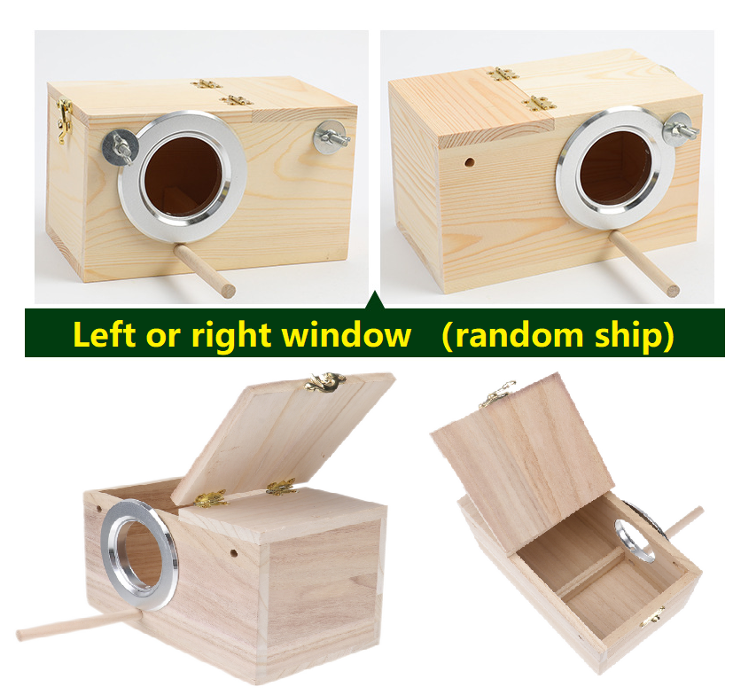 Wooden Parrot Nesting Box for Breeding