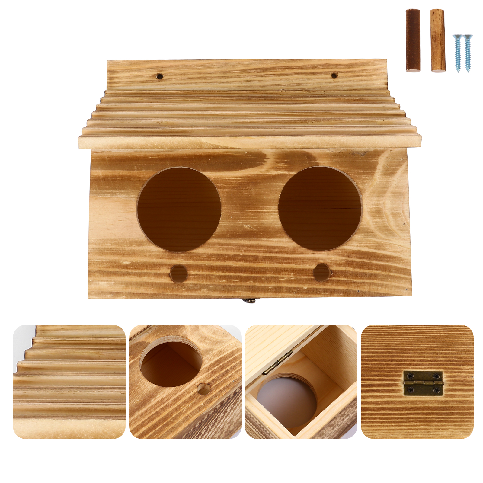 Wooden Parrot Nesting Box for Breeding