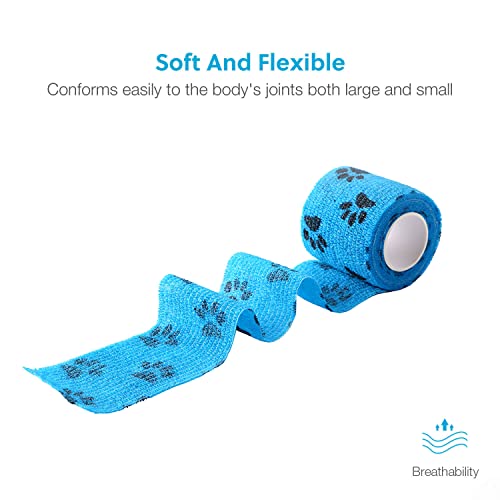 Self-Adhesive Wrap for Parrot Leg Wounds, 6 Rolls