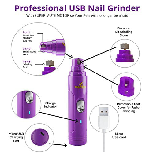 Hertzko Electric Pet Nail Grinder for all pets