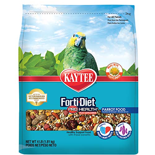 Kaytee Forti-Diet Pro Health Parrot with Safflower 4LB