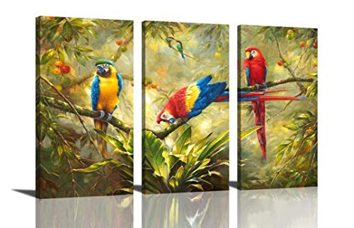 Abstract Parrot Wall-Art Canvas Print - Home Decor