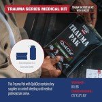Compact Trauma First Aid Kit with QuikClot