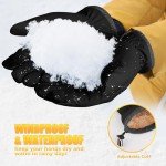 Winter Waterproof Ski Gloves for Cold Weather Adventures