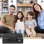 Biometric Gun Safe with Fingerprint and Key Access