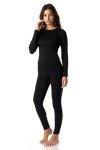 Women's Fleece Lined Thermal Long Johns Set