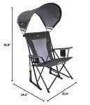 GCI Outdoor Sunshade Rocking Chair with Canopy