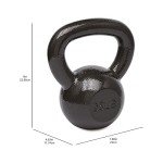 25 lb Cast Iron Kettlebell by Amazon Basics