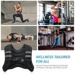 ZELUS Adjustable Weighted Vest for Strength Training