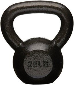 25 lb Cast Iron Kettlebell by Amazon Basics