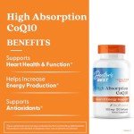 High Absorption CoQ10 with BioPerine, 100 mg 120 Capsules