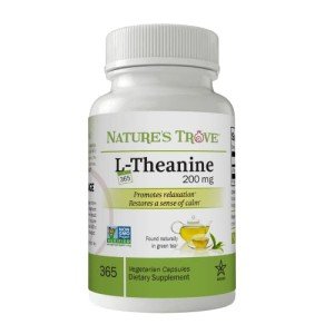 Nature's Trove L-Theanine 200mg - 365 Capsules