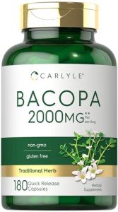 Carlyle Bacopa Monnieri Capsules, Gluten Free 180ct