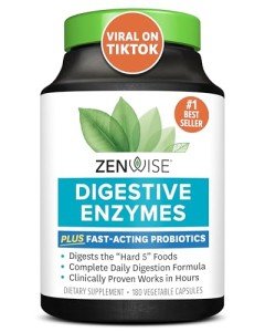Digestive Enzymes with Probiotics and Prebiotics - 180 ct