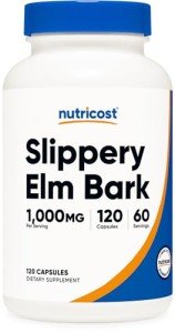 Nutricost Slippery Elm Bark 1000mg Capsules, 120ct