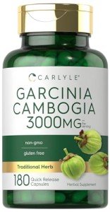 Carlyle Garcinia Cambogia Extract 3000mg, 180 Capsules